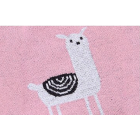 Alpaca Baby Cot Blanket Pink